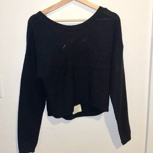 Black Knit Sweater Size SMALL